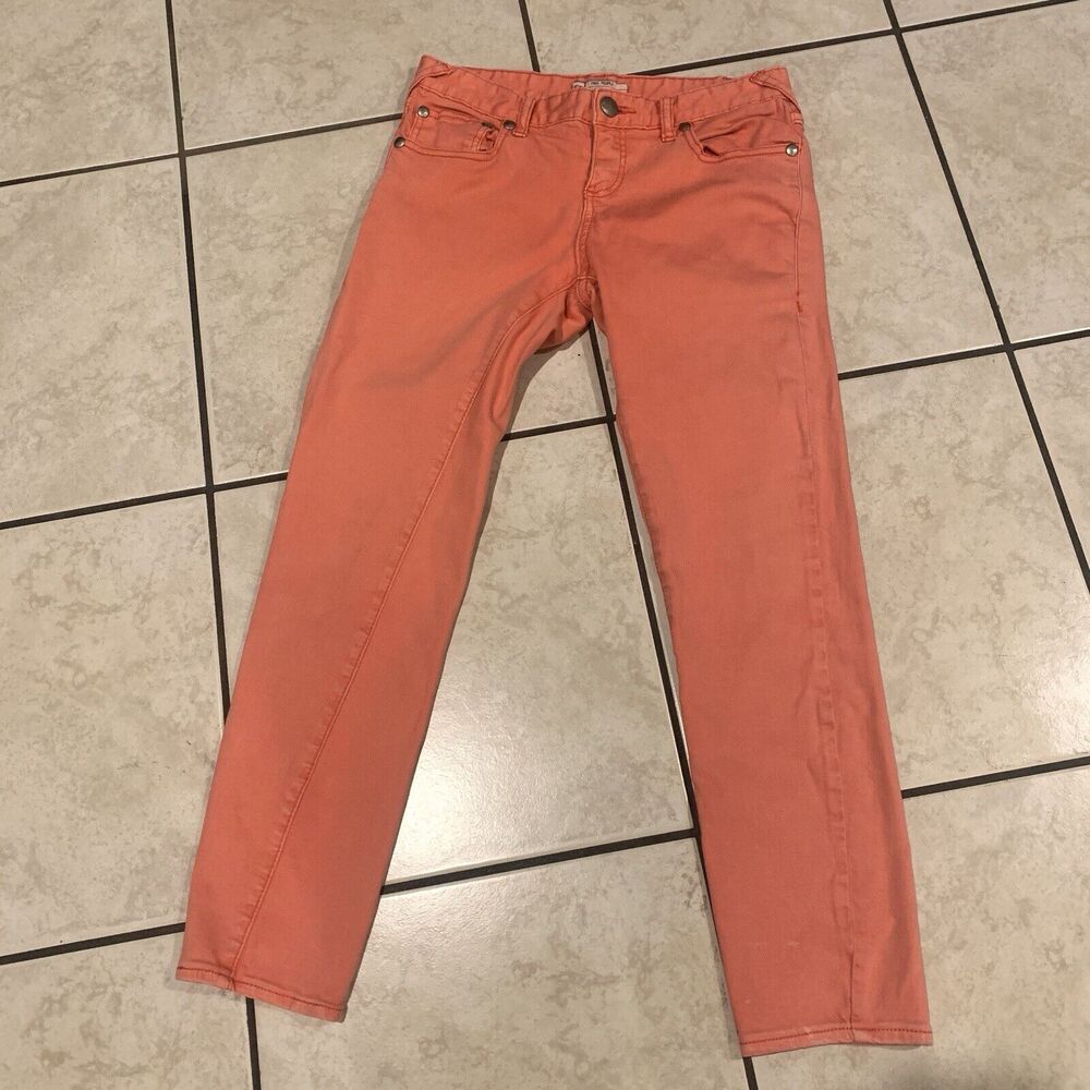 Free People Coral Jeans